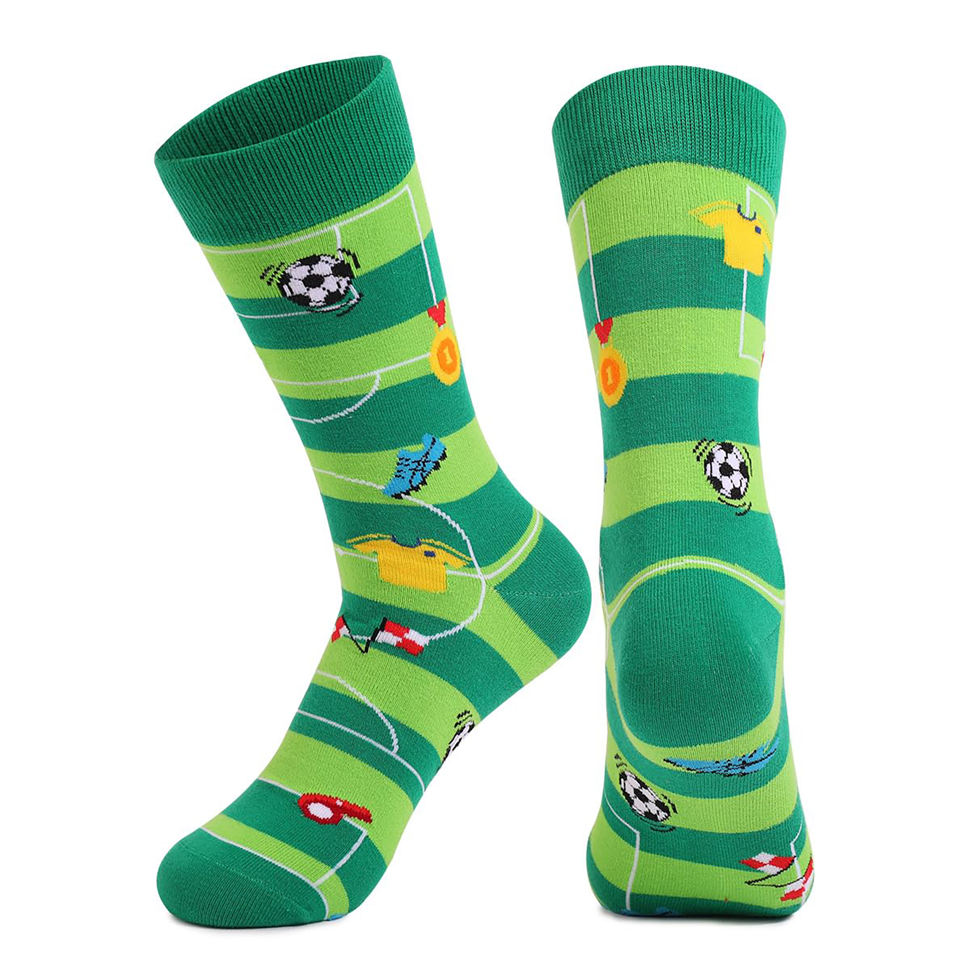 Custom High-Quality Cotton Jacquard Long Socks 1