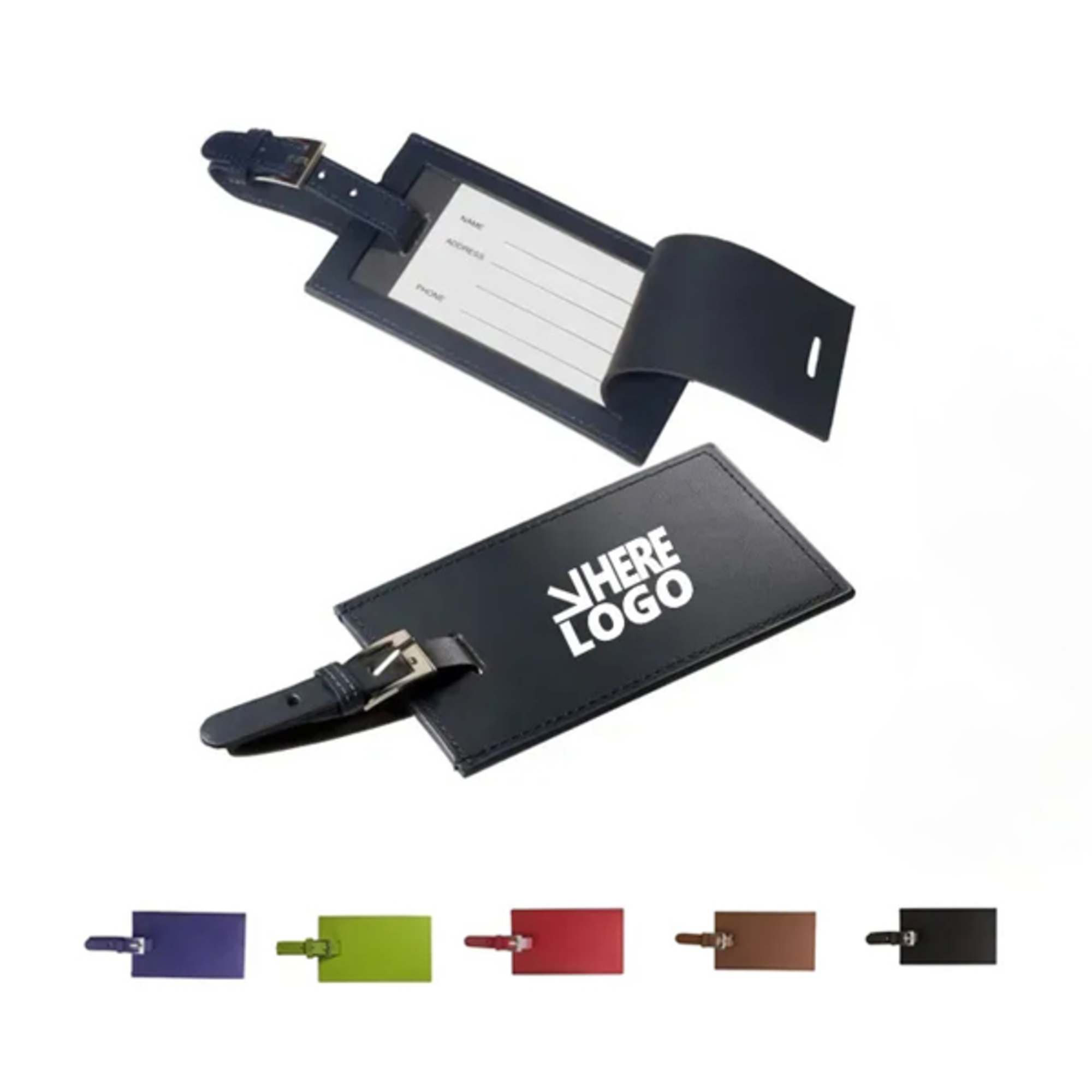 Leatherette Luggage Tag 1