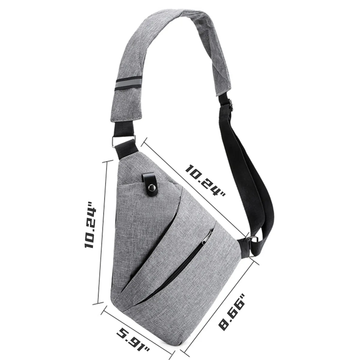 Outdoor Waterproof Lightweight Large Capacity Chest Bag 5