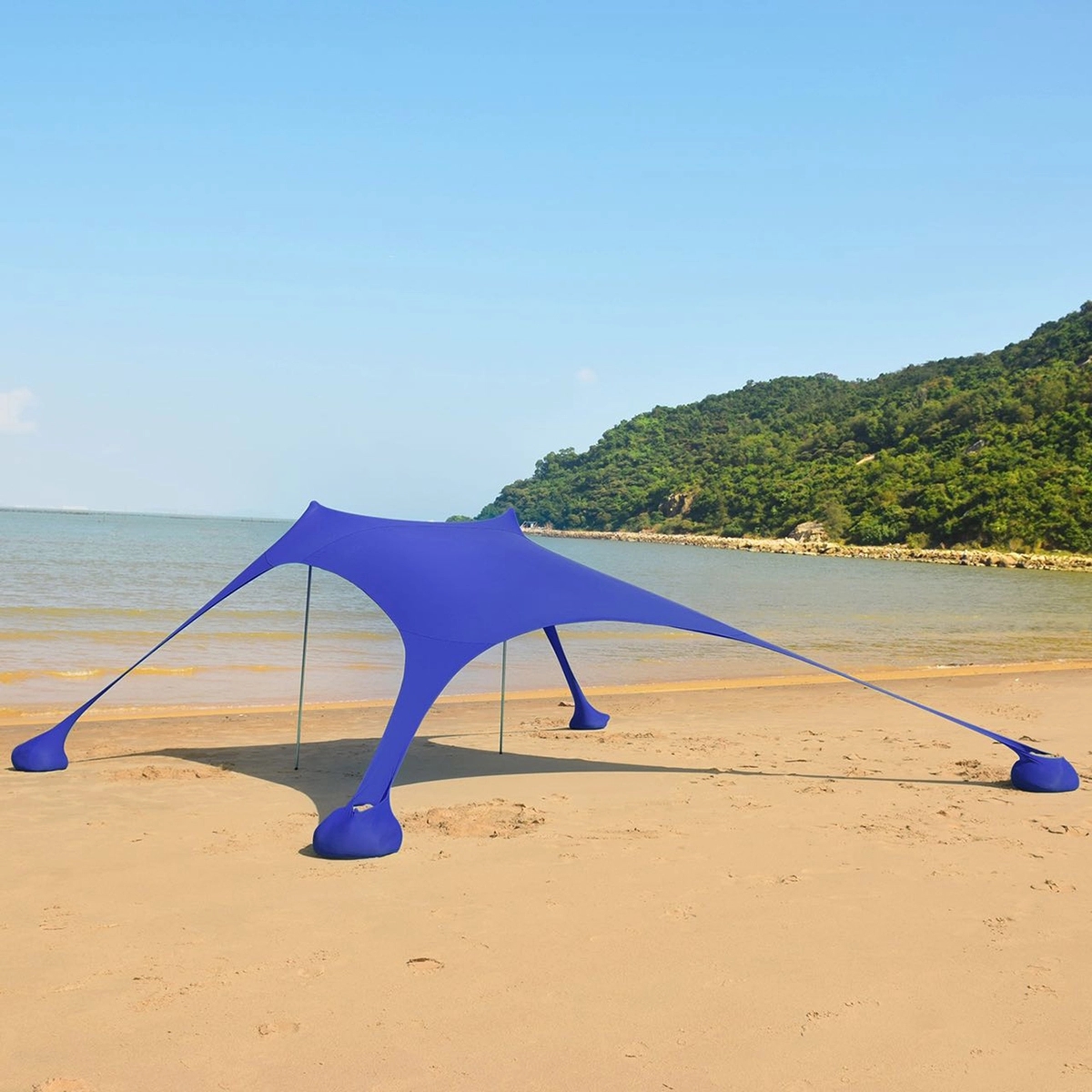 Windproof Sun Protection Canopy With Carry Bag 4