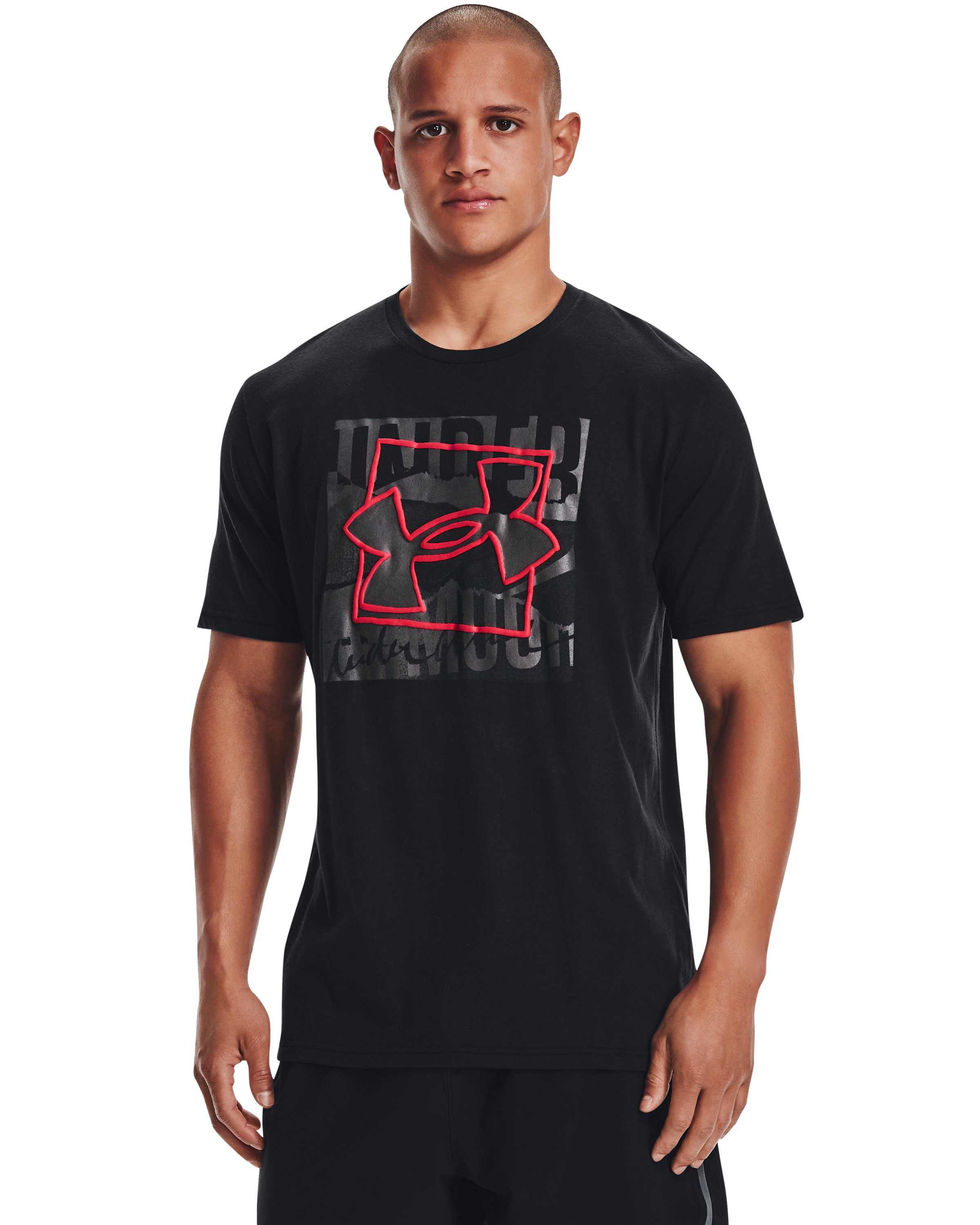 UA Boxed Logo Outline Men's Short Sleeve 3