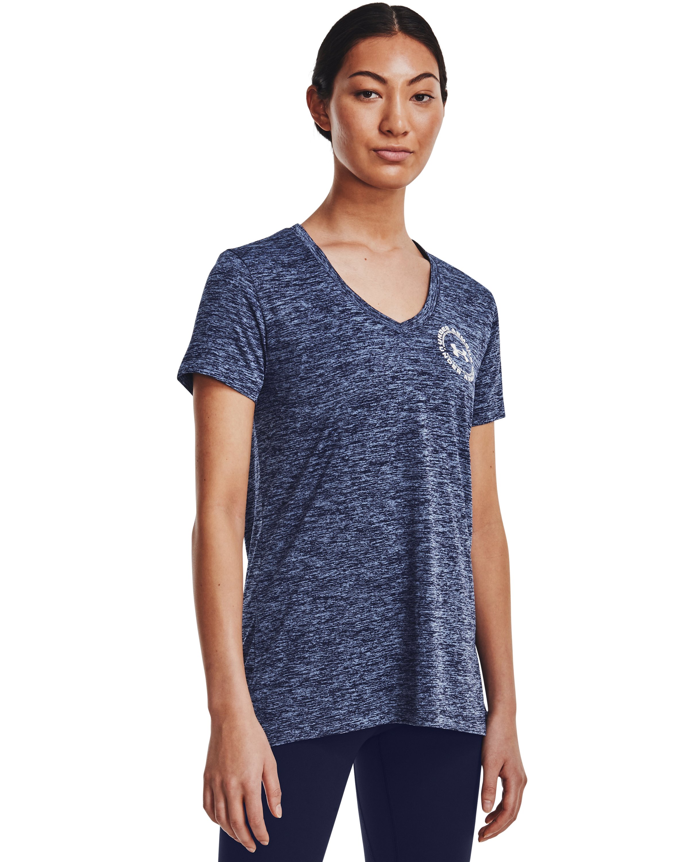UA Tech Twist Crest Women's Short Sleeve 2