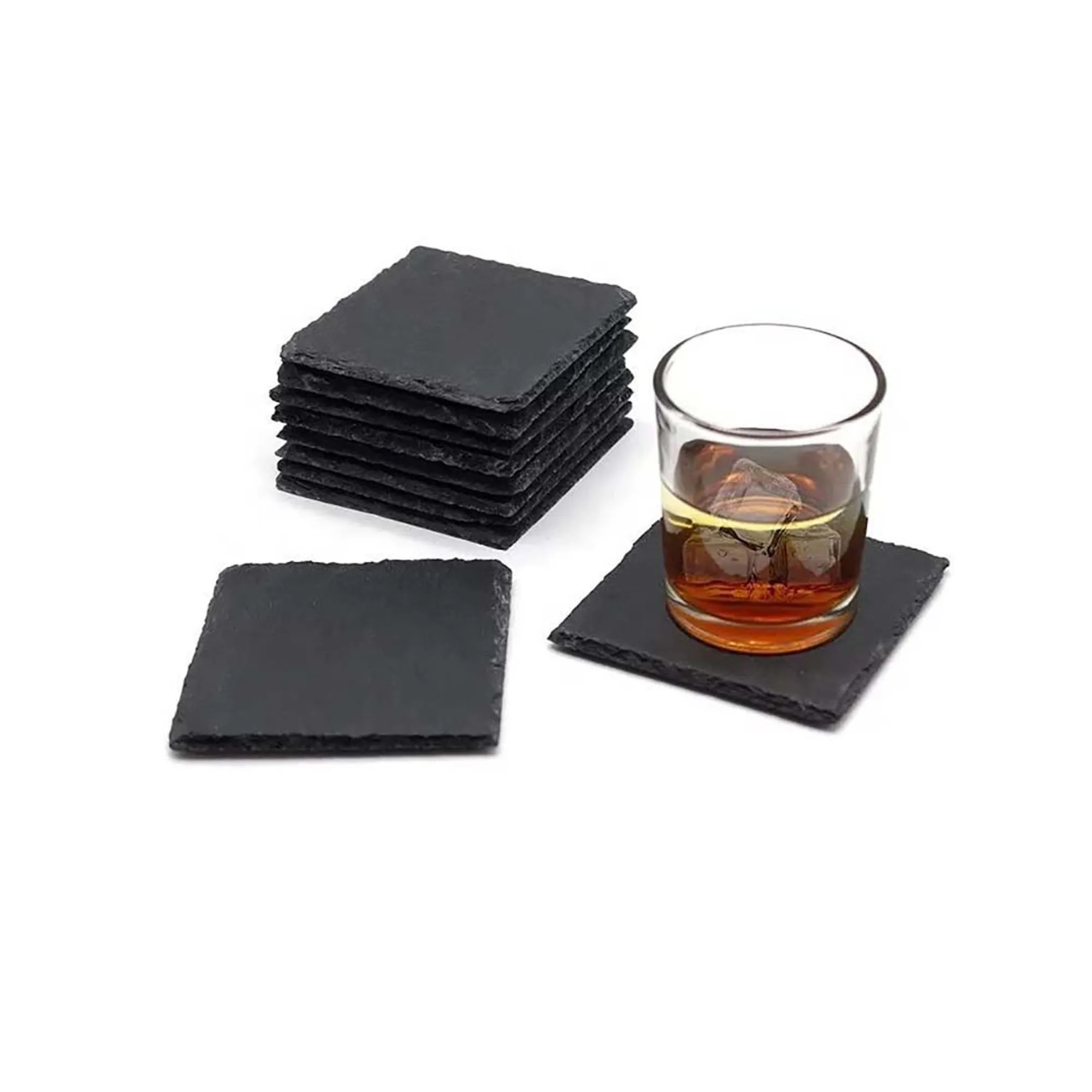 Slate Rock Stone Coaster MOQ20pcs 3