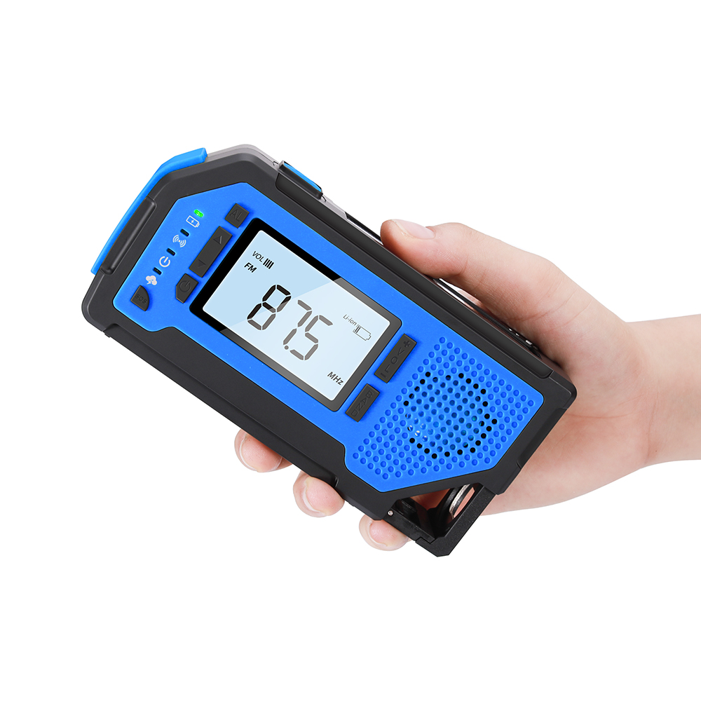 ResQ Emergency Weather Alert Radio – AM/FM/NOAA, 2000mAh Power Bank, Solar & Hand Crank 53