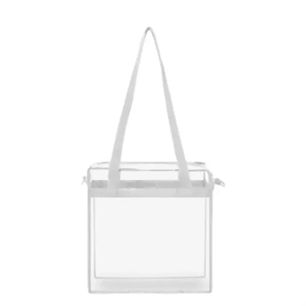 Clear PVC Beach Concert Tote with Large Transparent Bag 8
