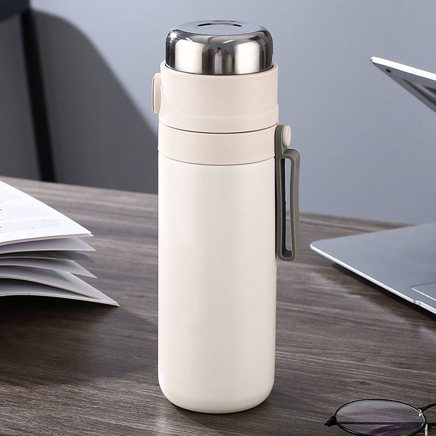 17.6oz Stainless steel tea separation insulated cup 6