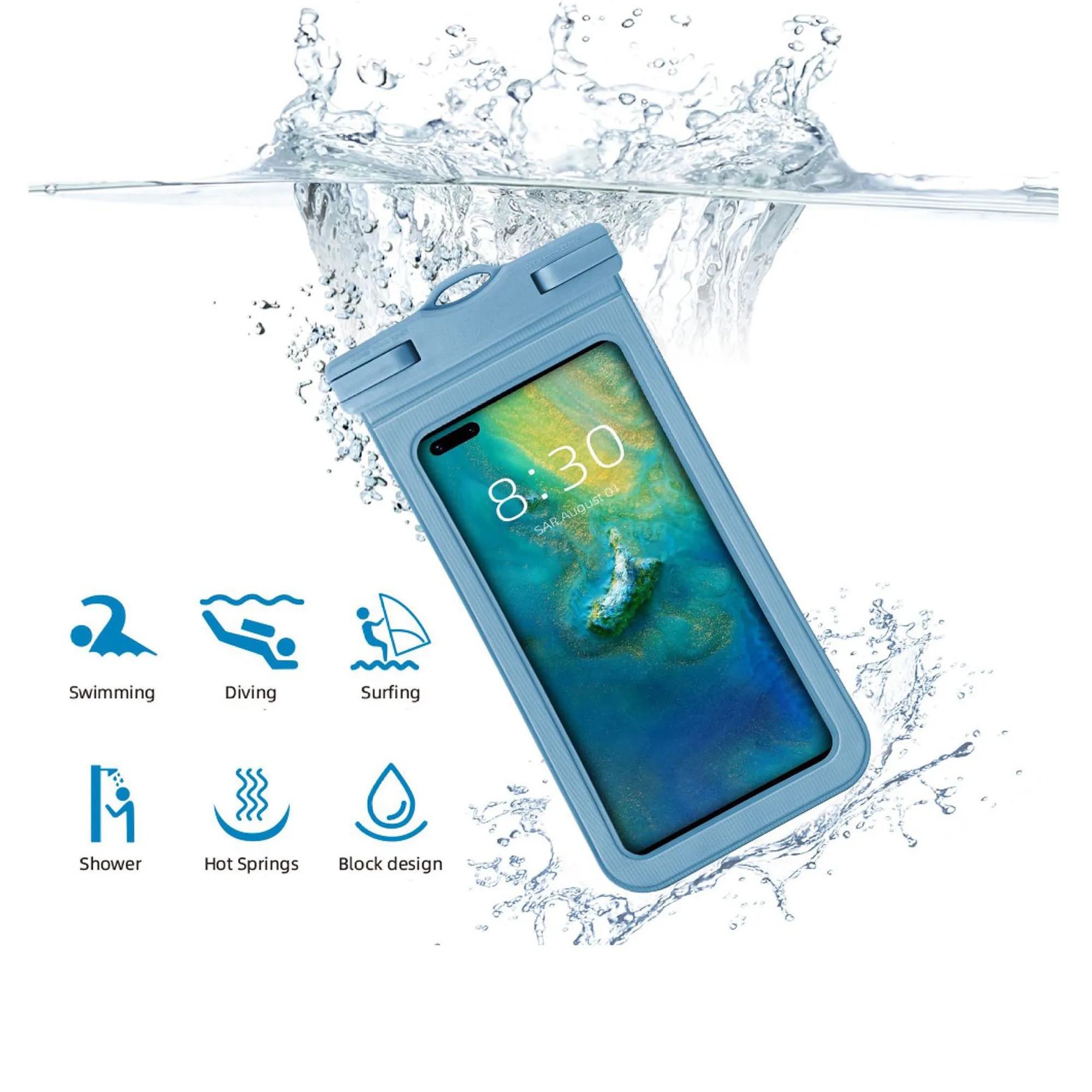 Waterproof Phone Pouch With Lanyard 3