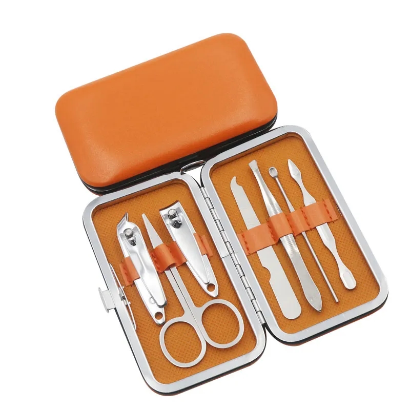 Sturdy Stainless Steel Nail Clipper Set With Case 12