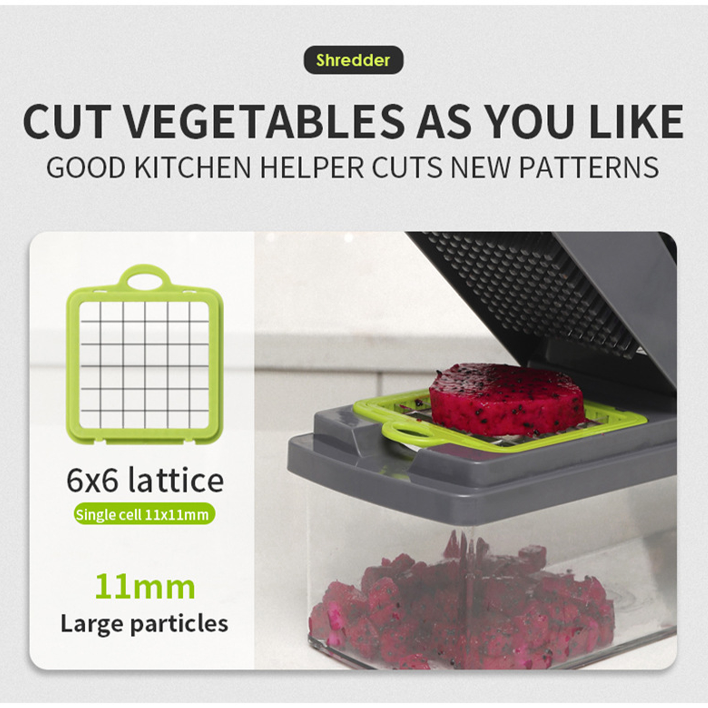 Stainless Steel Multi Functional Vegetable Chopper 3