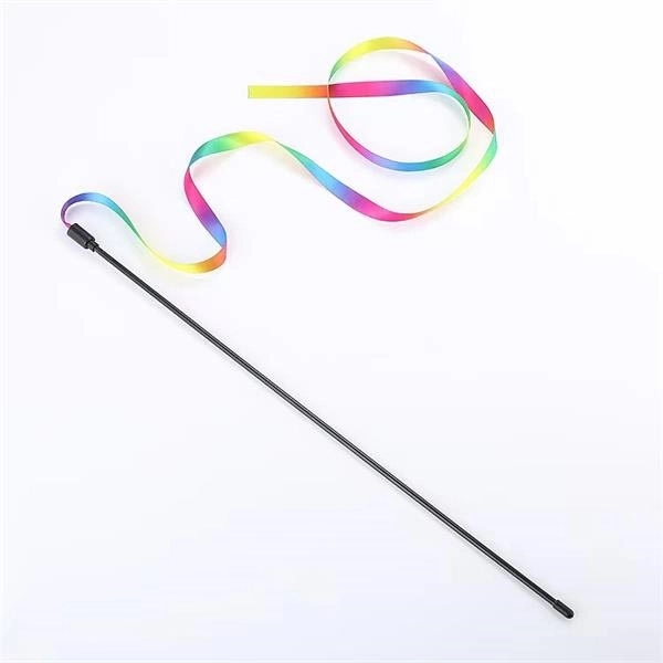 Cat Rainbow Wand String Teaser Toys 3