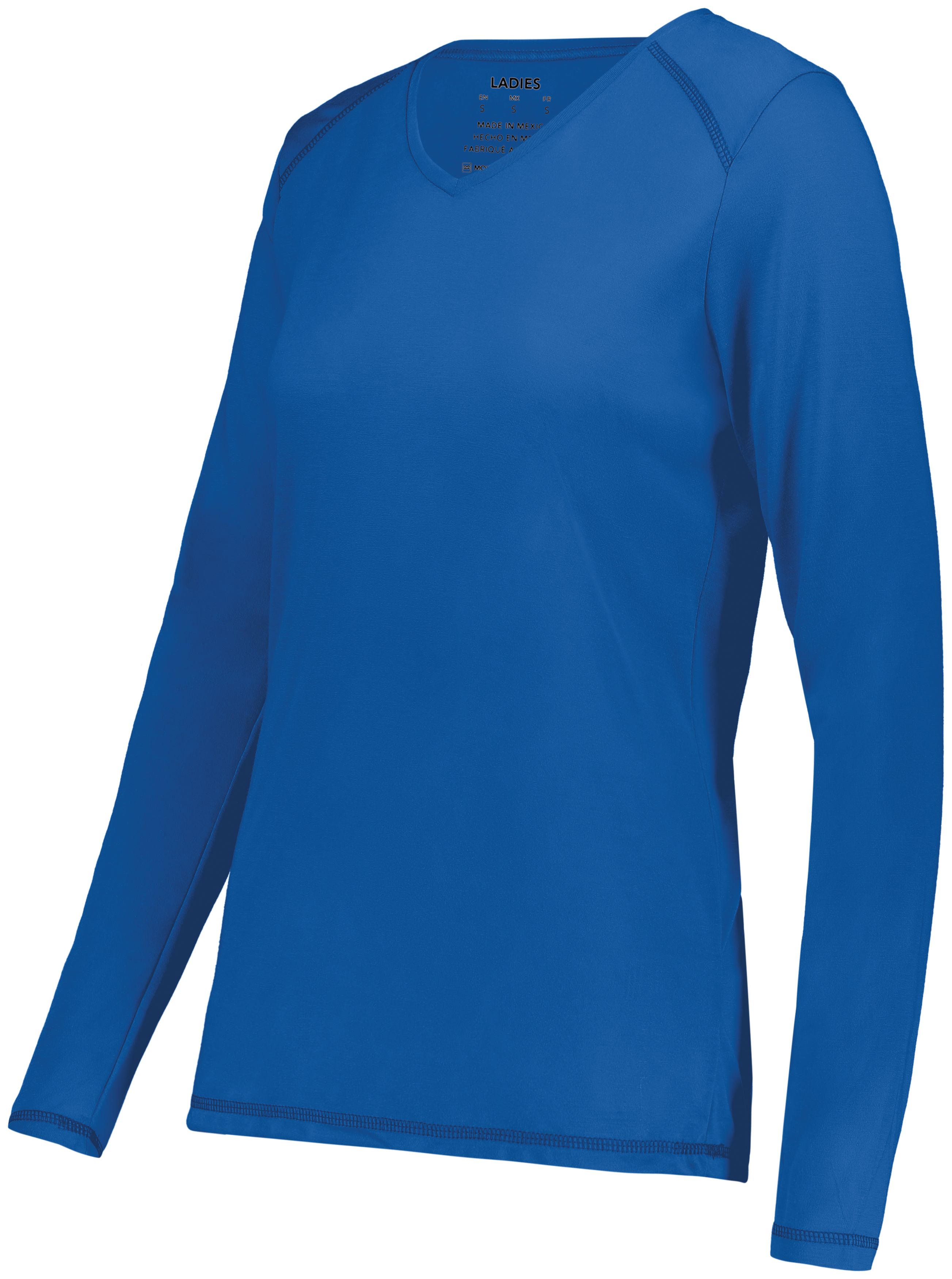 Ladies Super Soft-Spun Poly Long Sleeve Tee 10