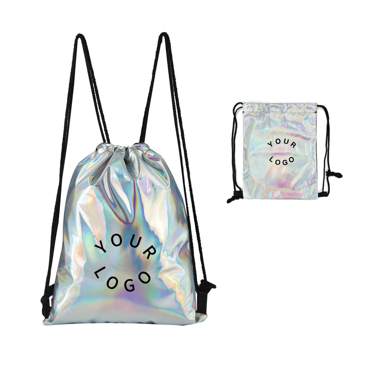 PU Drawstring Backpack with Lightweight Flexible Body 2