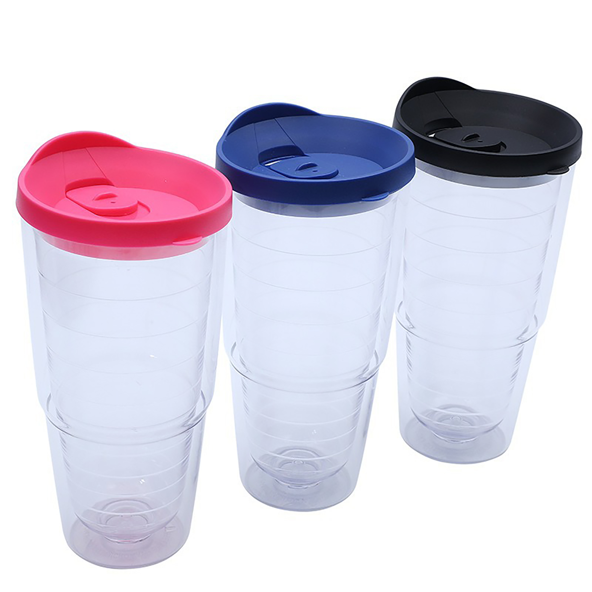 Double Layer Threaded Inner Plastic Water Cup 4