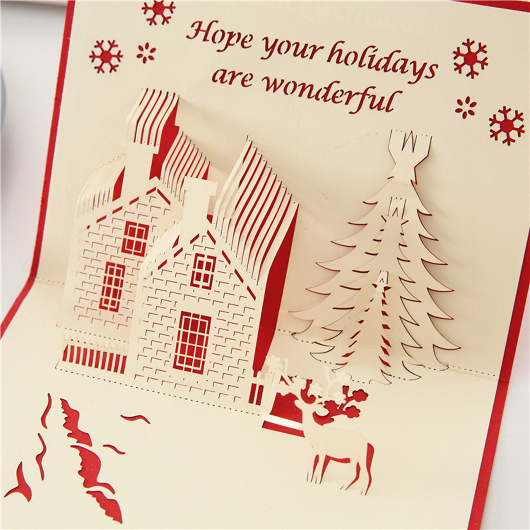 Christmas Castle Greeting Card 2