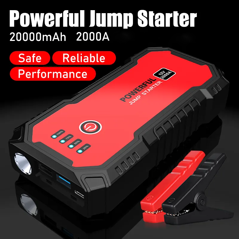 Multifunctional Mobile Power Supply 12V Car Jump Starter 3