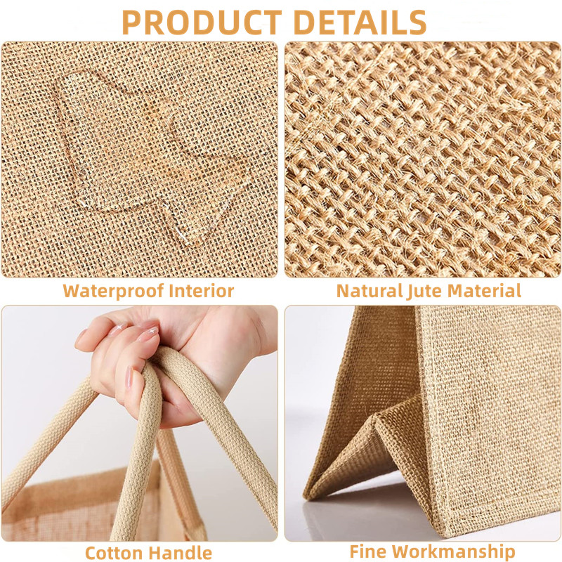 Natural Jute Tote Bag 1