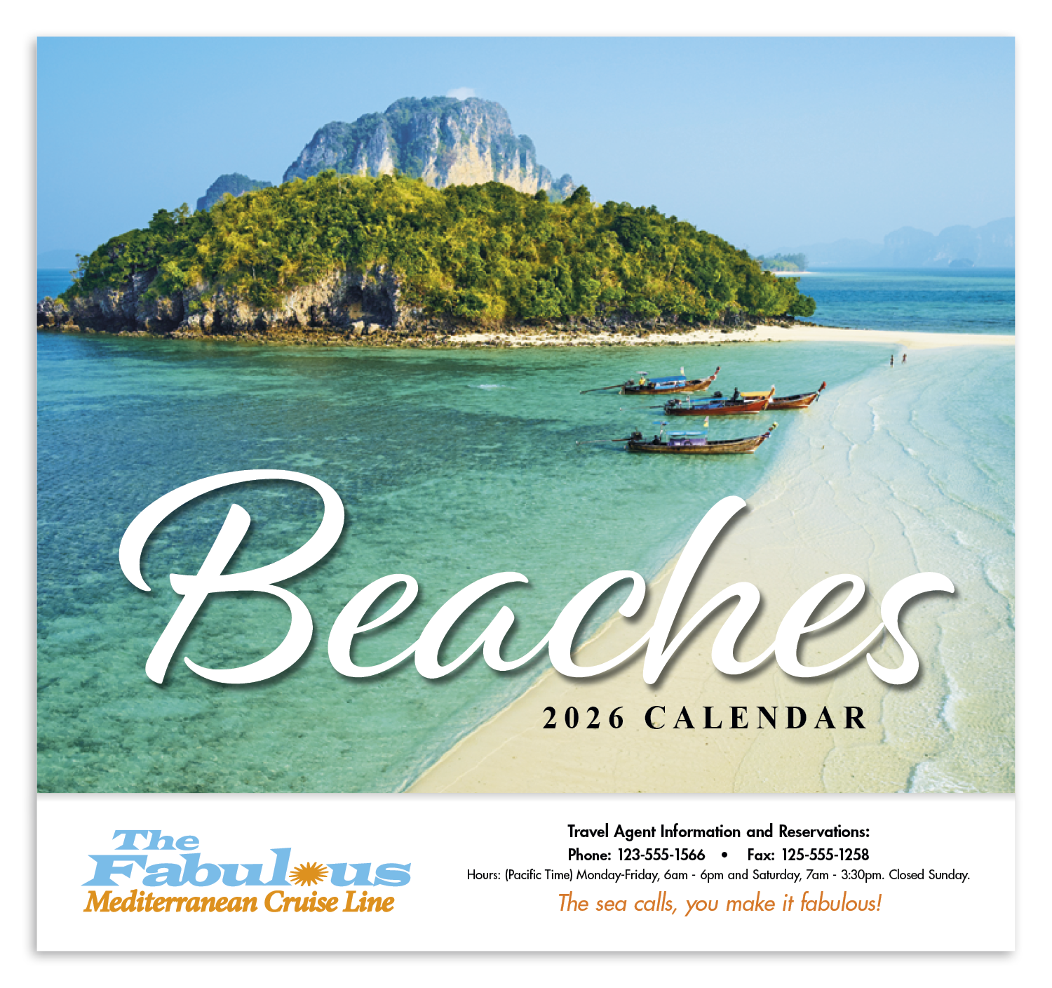 HotLine® Products Beaches Appointment Calendar - Stapled 31