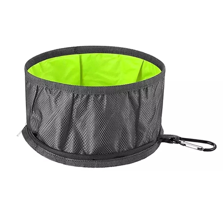 Collapsible Pet Bowl w/Zipper 6