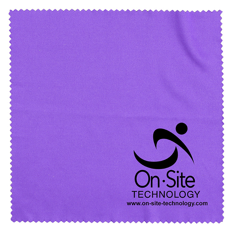 "ONECLEANSCREEN" 6" X 6" 100% Microfiber Recycled RPET Polyester Cleaning Cloth & Screen Cleaner 39