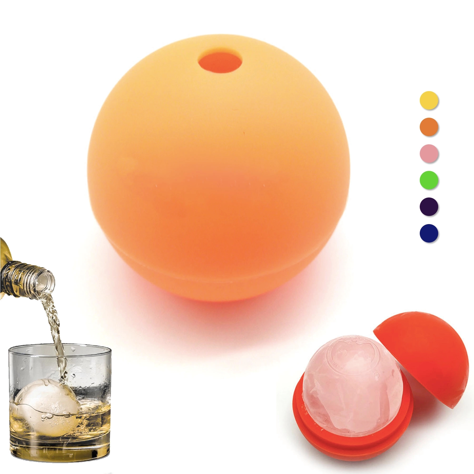 Round Ice Cube Silicone Mold 3