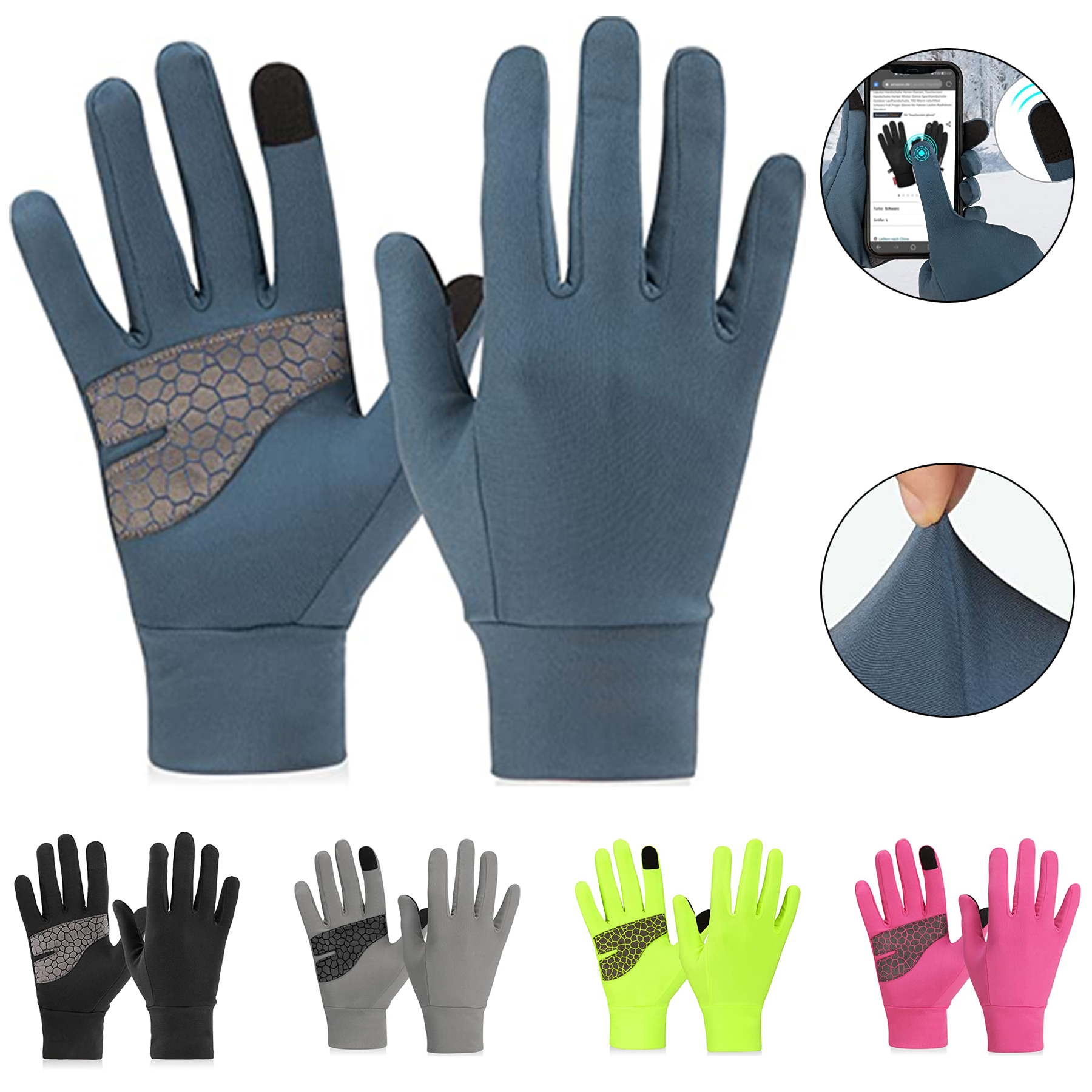 Winter Thermal Anti-Slip Touchscreen Gloves 2