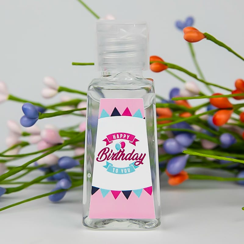 1oz Custom Hand Sanitizer Triangle Bottles 9