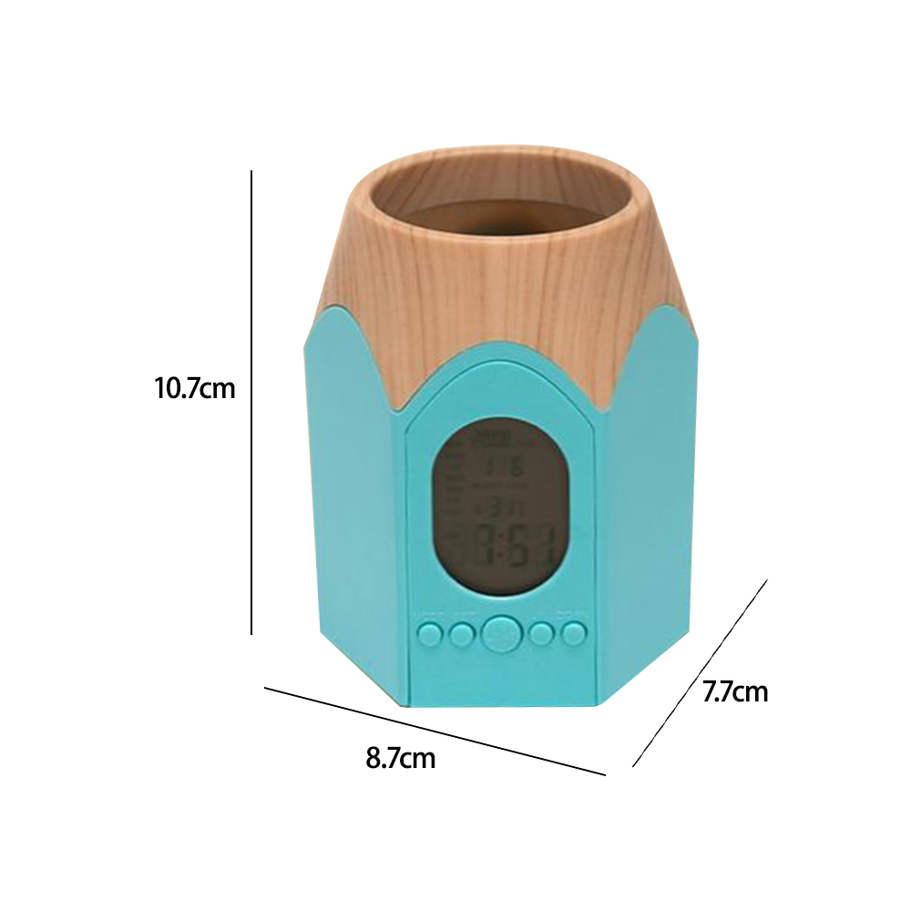 Electronic Calendar Pens Pencil Holder Cup 1