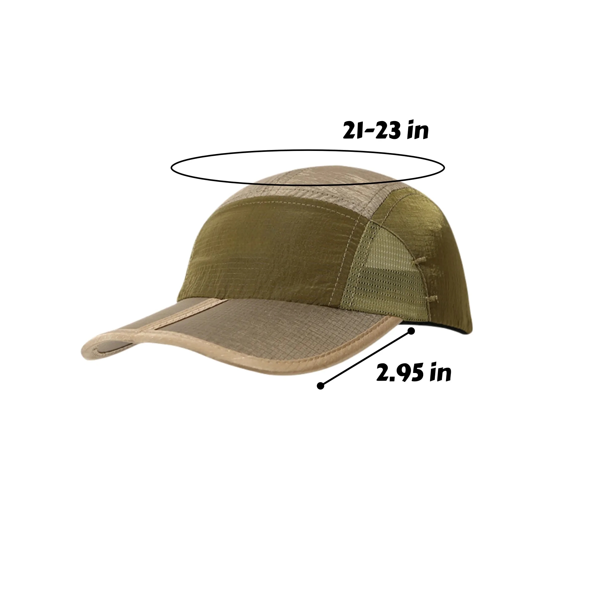 Unisex Quick Dry Foldable Baseball Cap Sun Protection 3