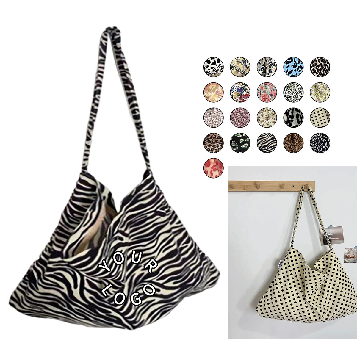 Stylish Canvas Tote Bag Large Capacity 3