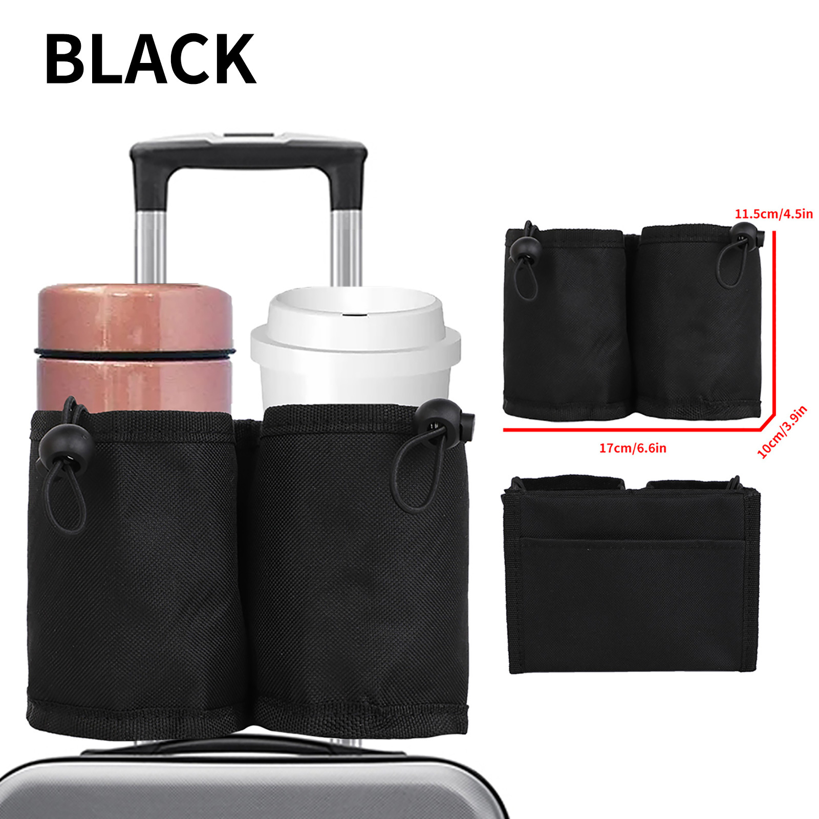 Luggage Cup Holder Travel Bag with Shoulder Strap 8