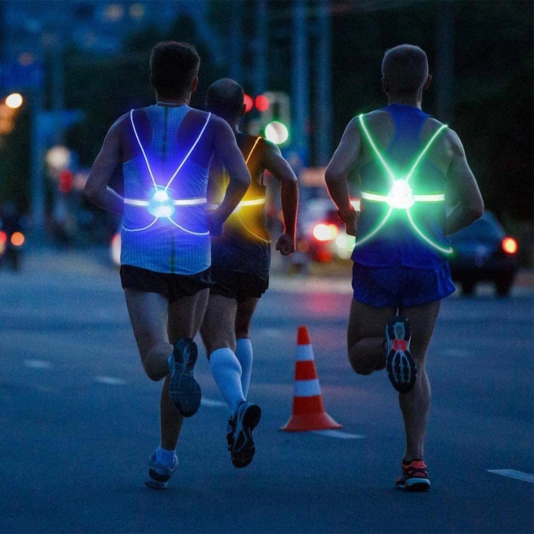 LED Flashing Reflective Running Sports Safety Vest 5