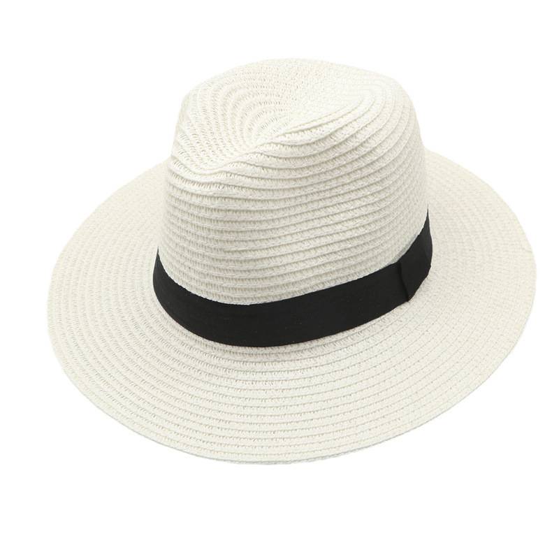Unisex travel Straw Panama Hat 12