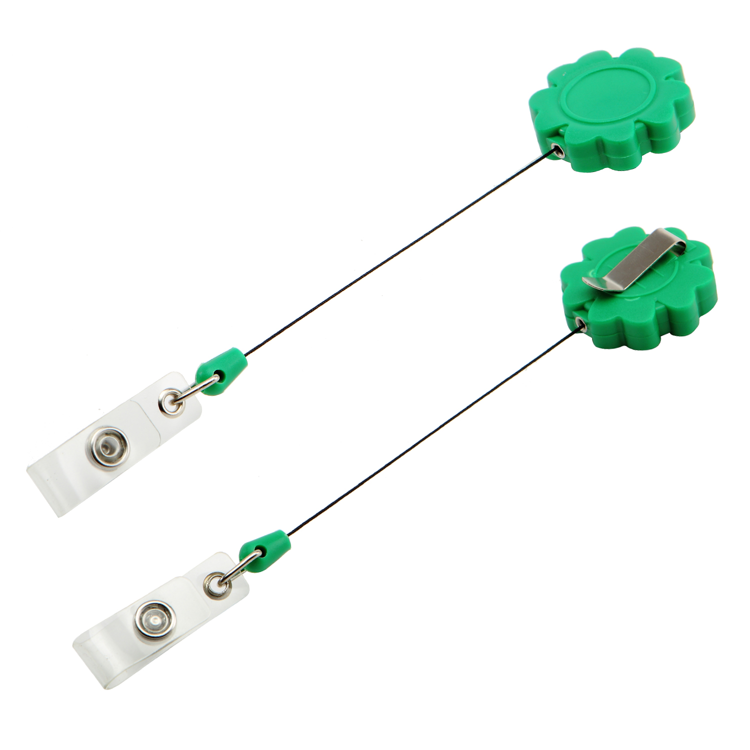 Retractable Flower Shape Badge Reel 1