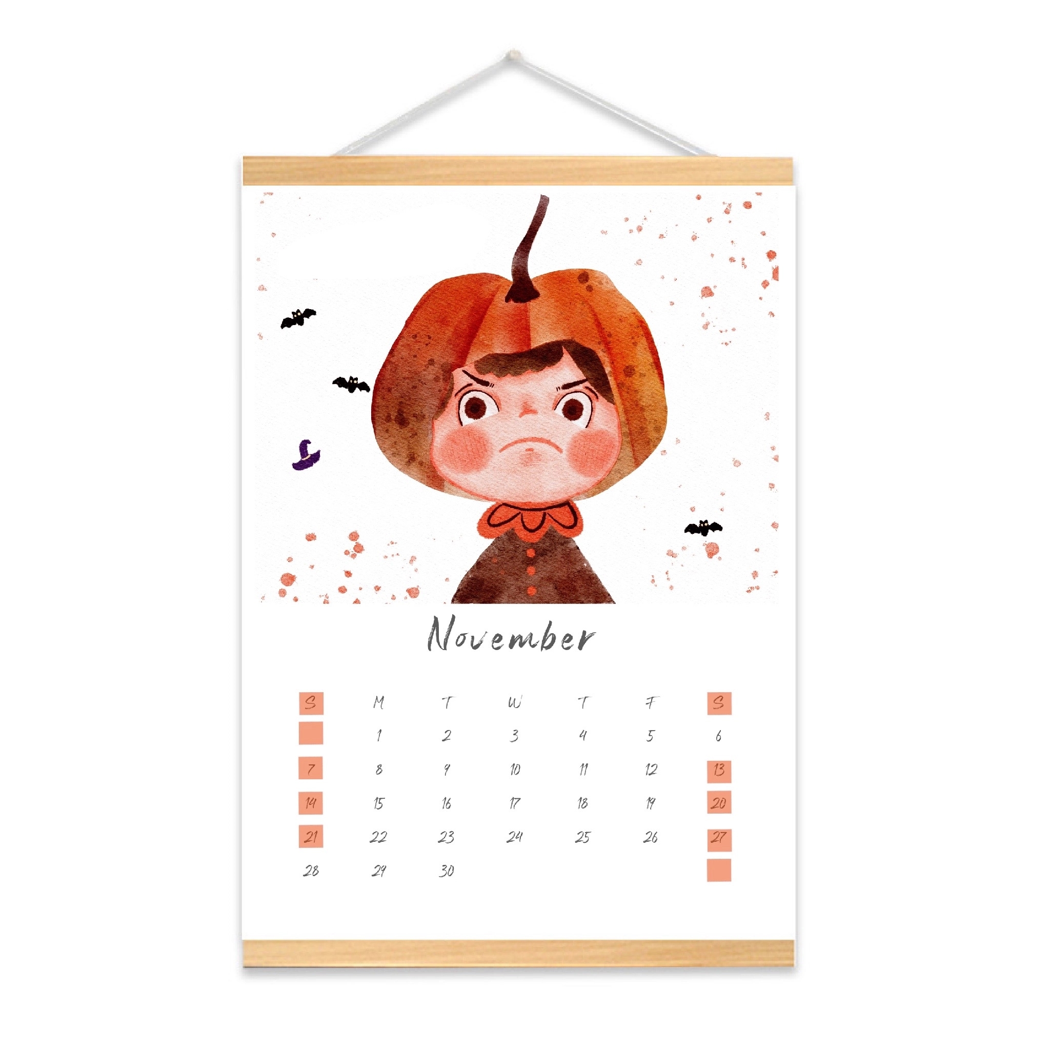 Hanging Calendar Gift Set MOQ 10PCS