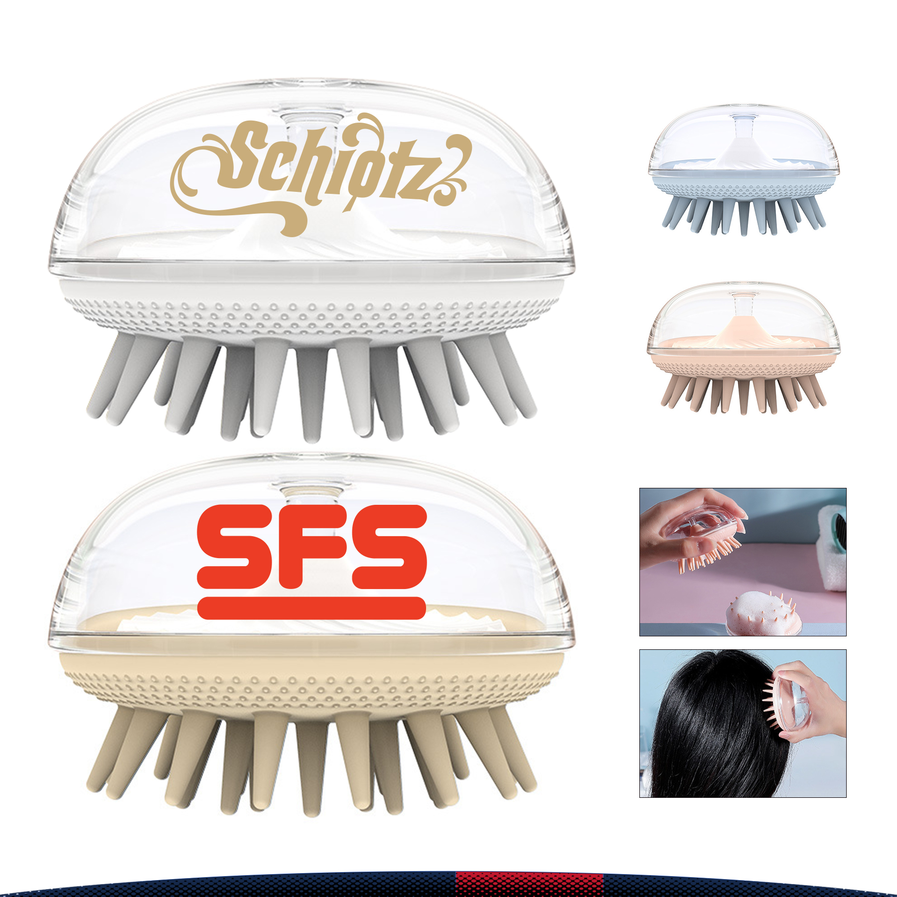 Jellyfish Scalp Massager Brush 4