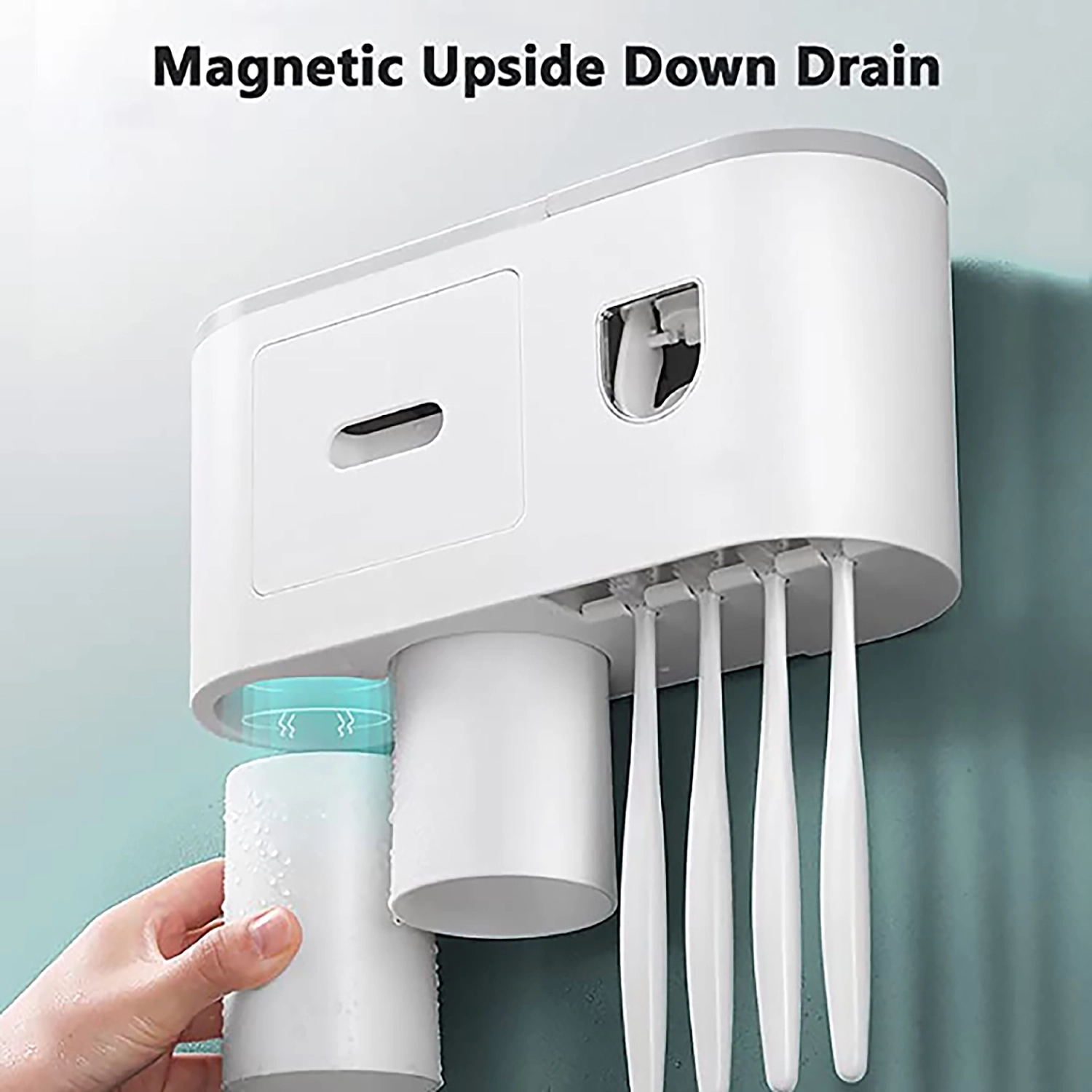 2 Cups Toothbrush Holders For Bathrooms 3