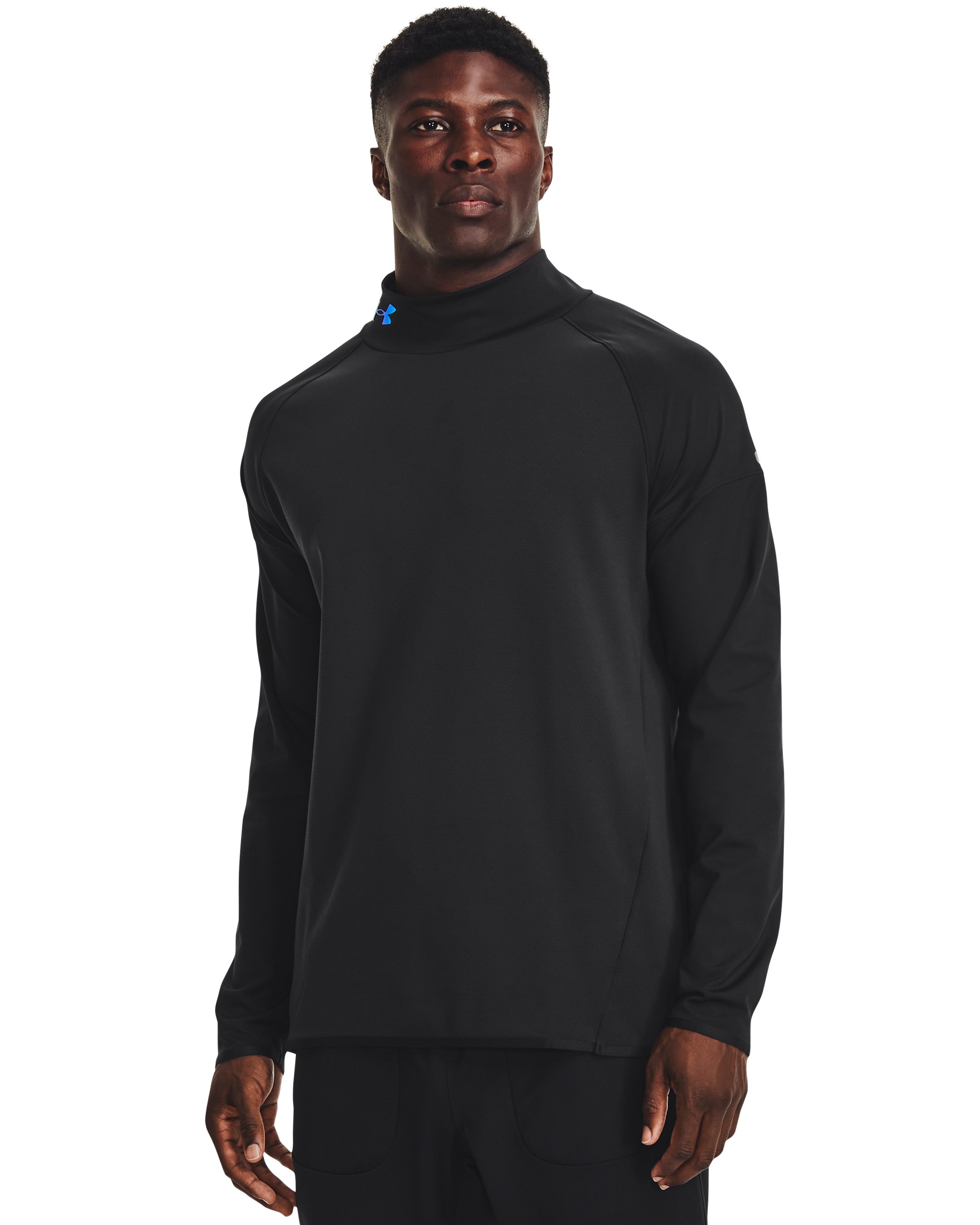 Men's UA RUSH Warm-Up Mock, custom hoodie or sweatshirt with logo imprint 4