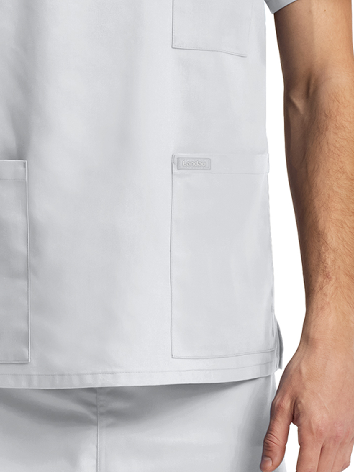 Landau - Essentials - Unisex Three-Pocket V-Neck Top 14