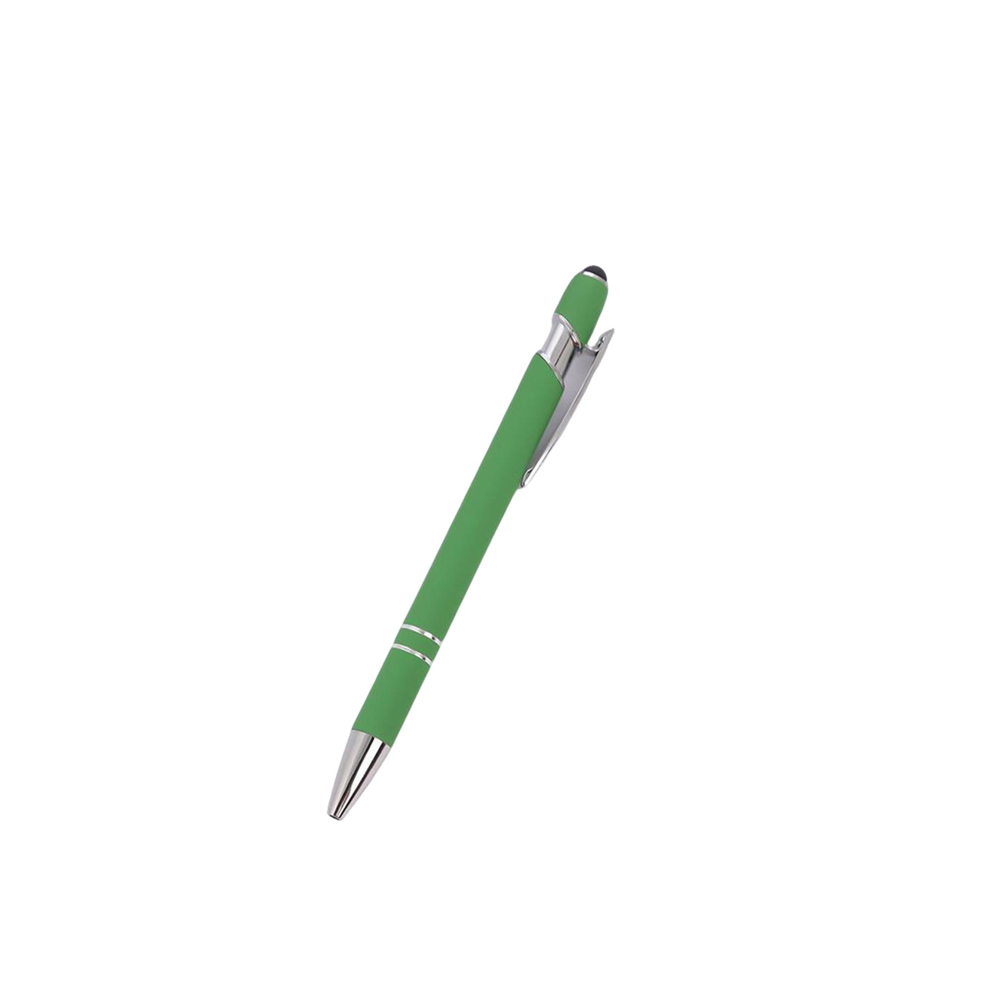 Metal Click Ballpoint Pen With Capacitive Stylus 5.7" 13