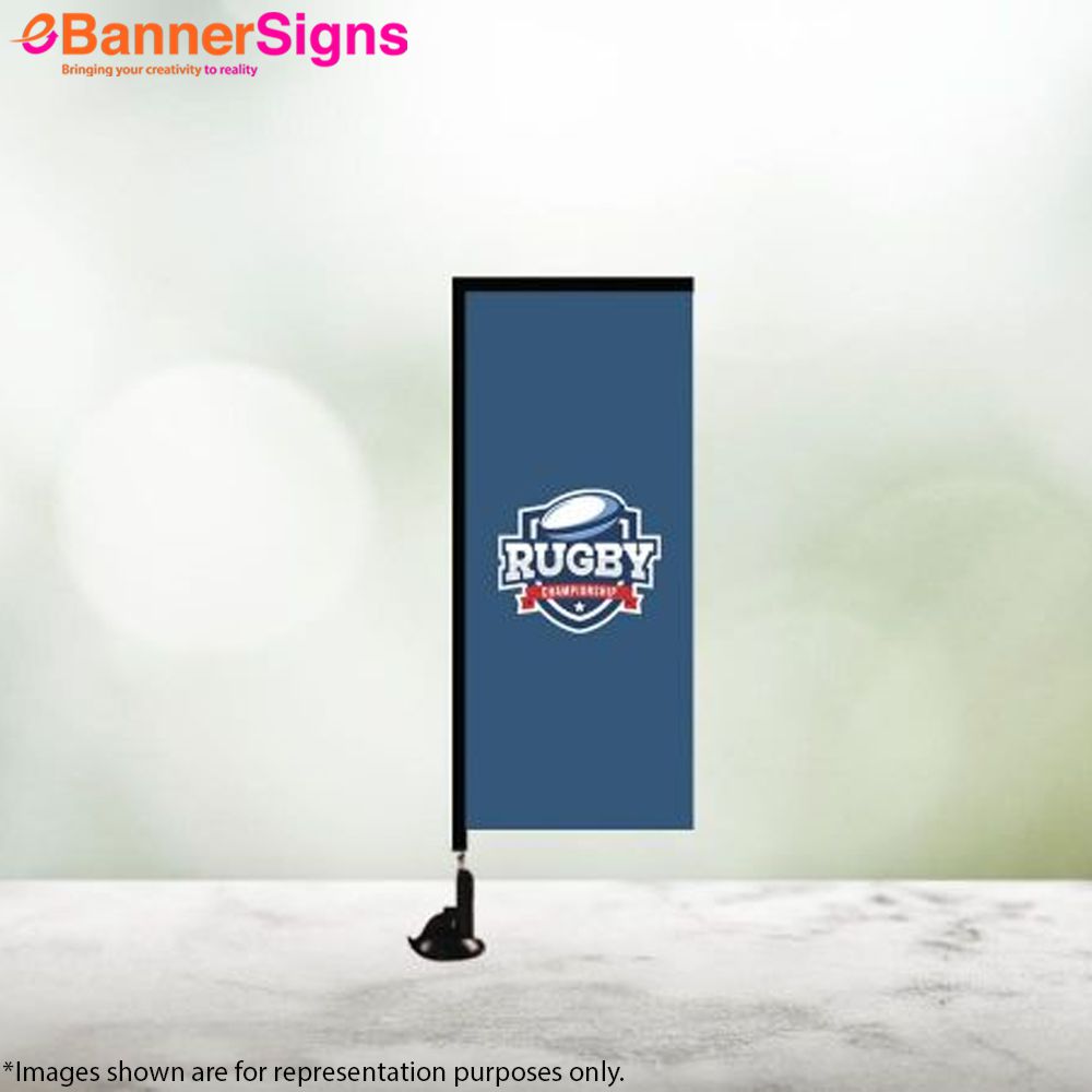 Rectangle Suction Cup Flag 1