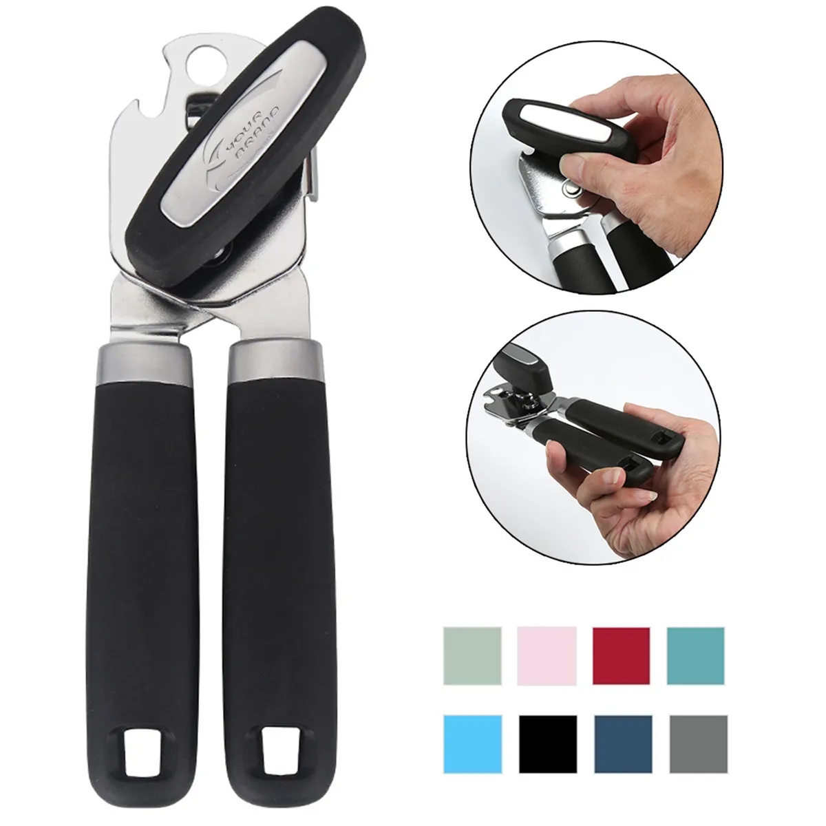 Multifunctional Heavy Duty Soft Handle Strong Can Opener 3