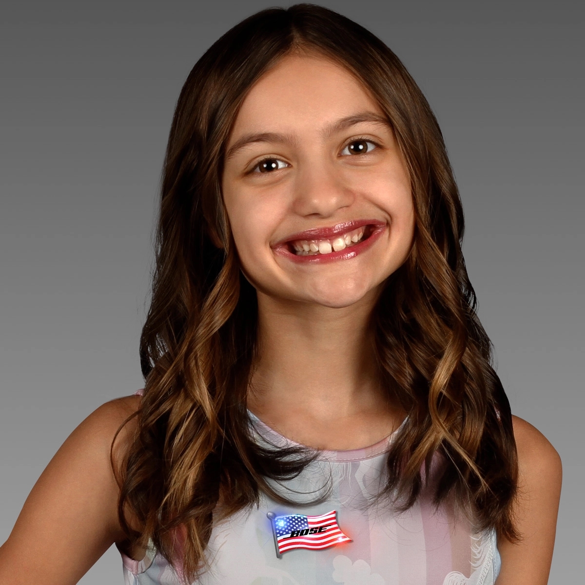American flag flashing pins 2