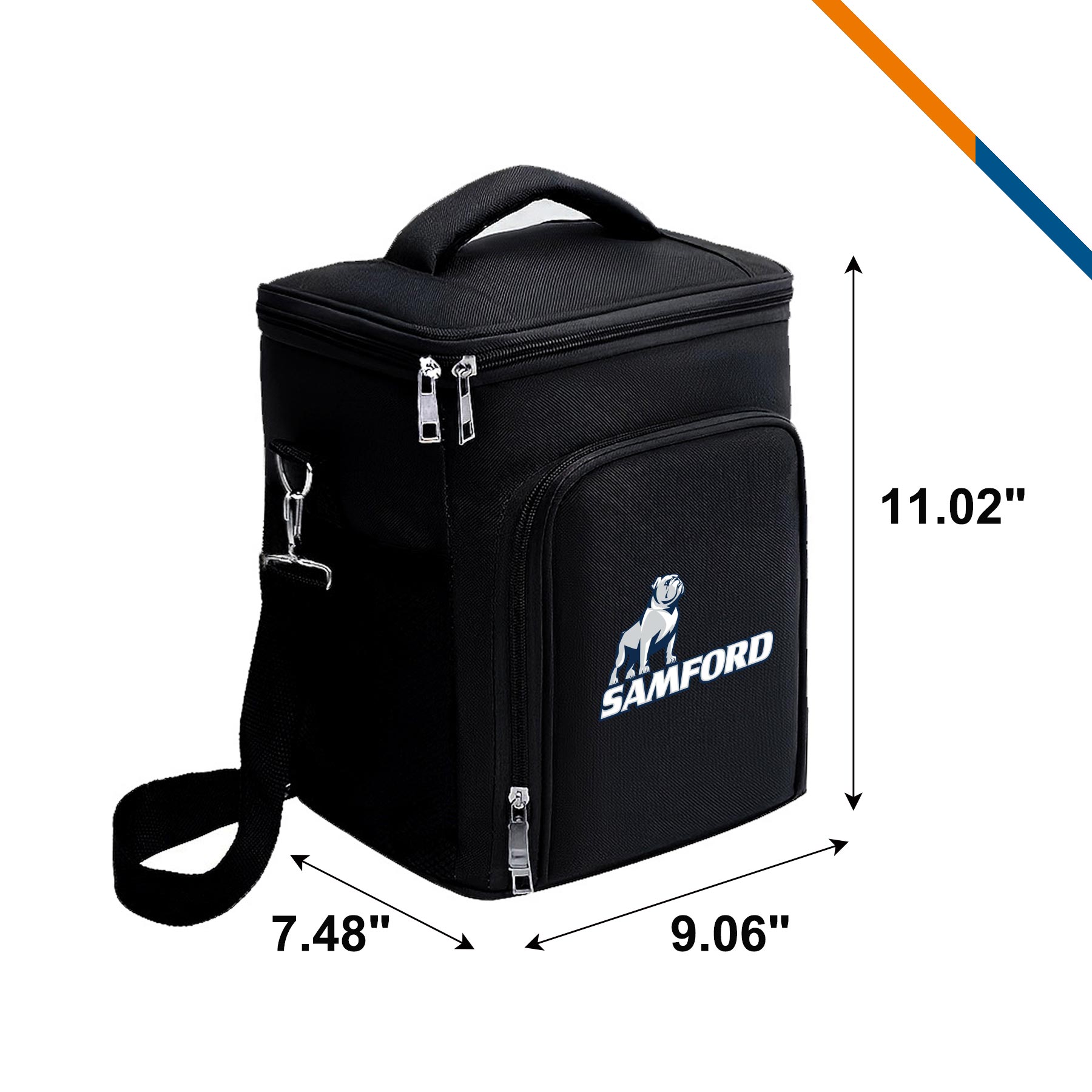 Zulit PEVA Crossbody Insulated Cooler Bag 5