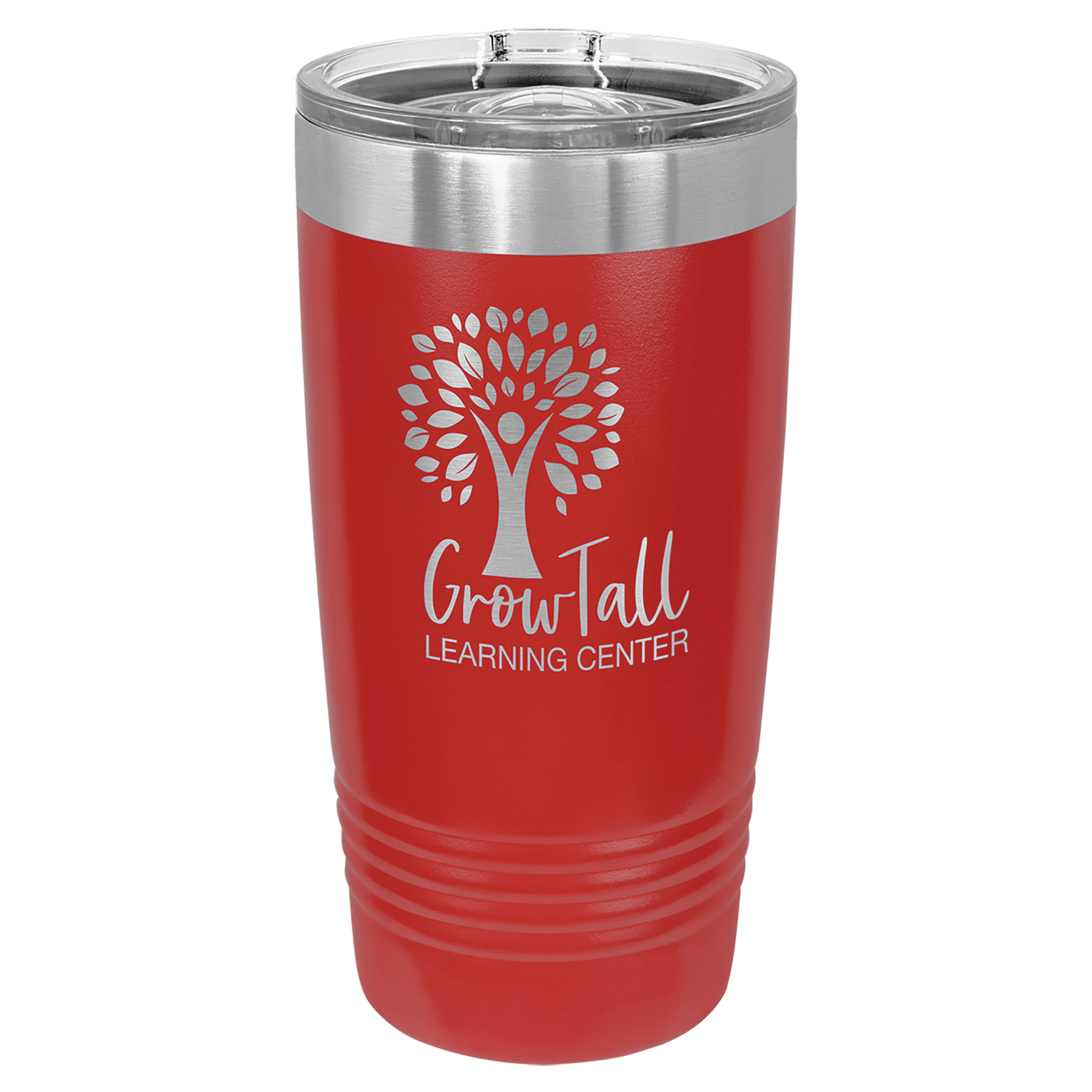 20 oz. Red Laser Engraved Polar Camel Ringneck Tumblers w/Slider Lid 1
