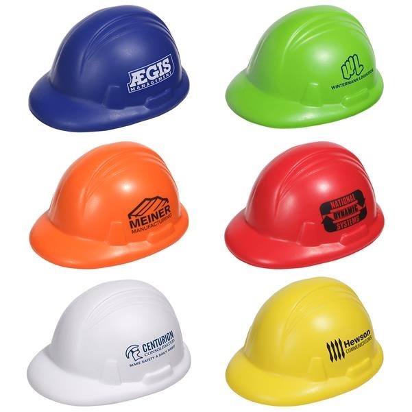 PU Foam Hard Hat Stress Balls for Kids Parties 1