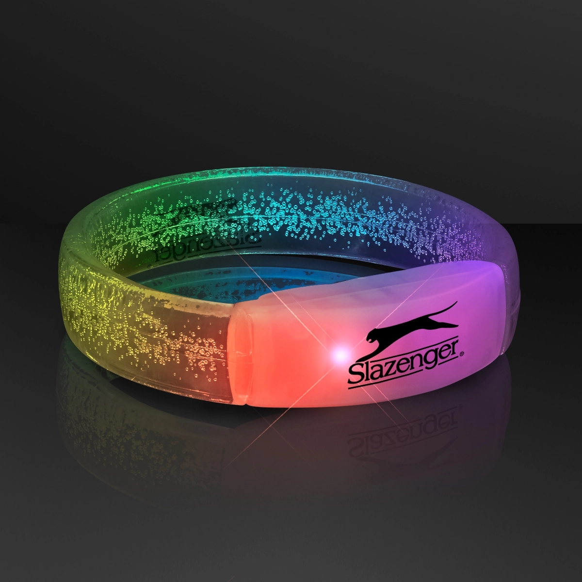 Color Change Bangle Bracelet, Light Bubbles 7