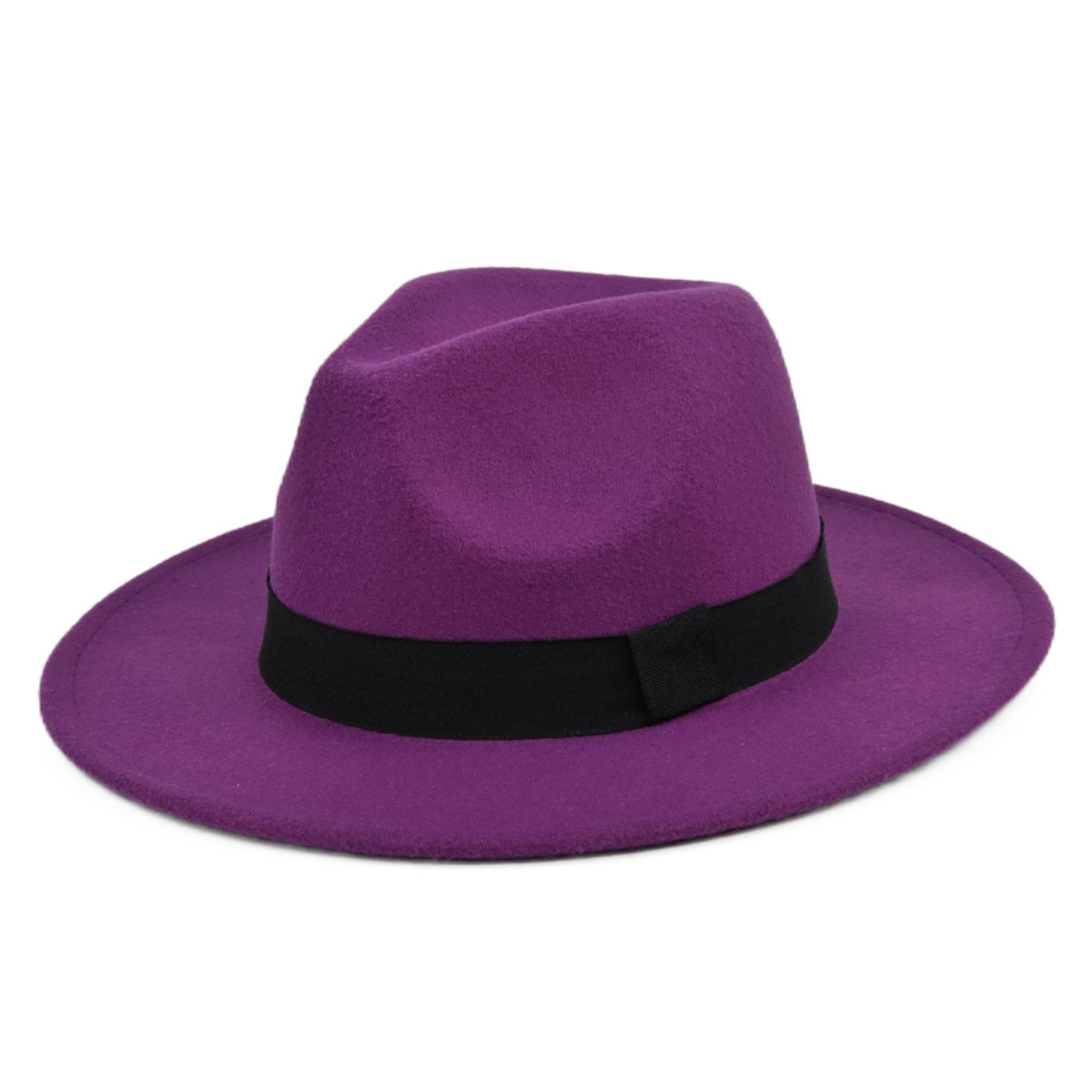 Wide Brim Fedora Hat 7