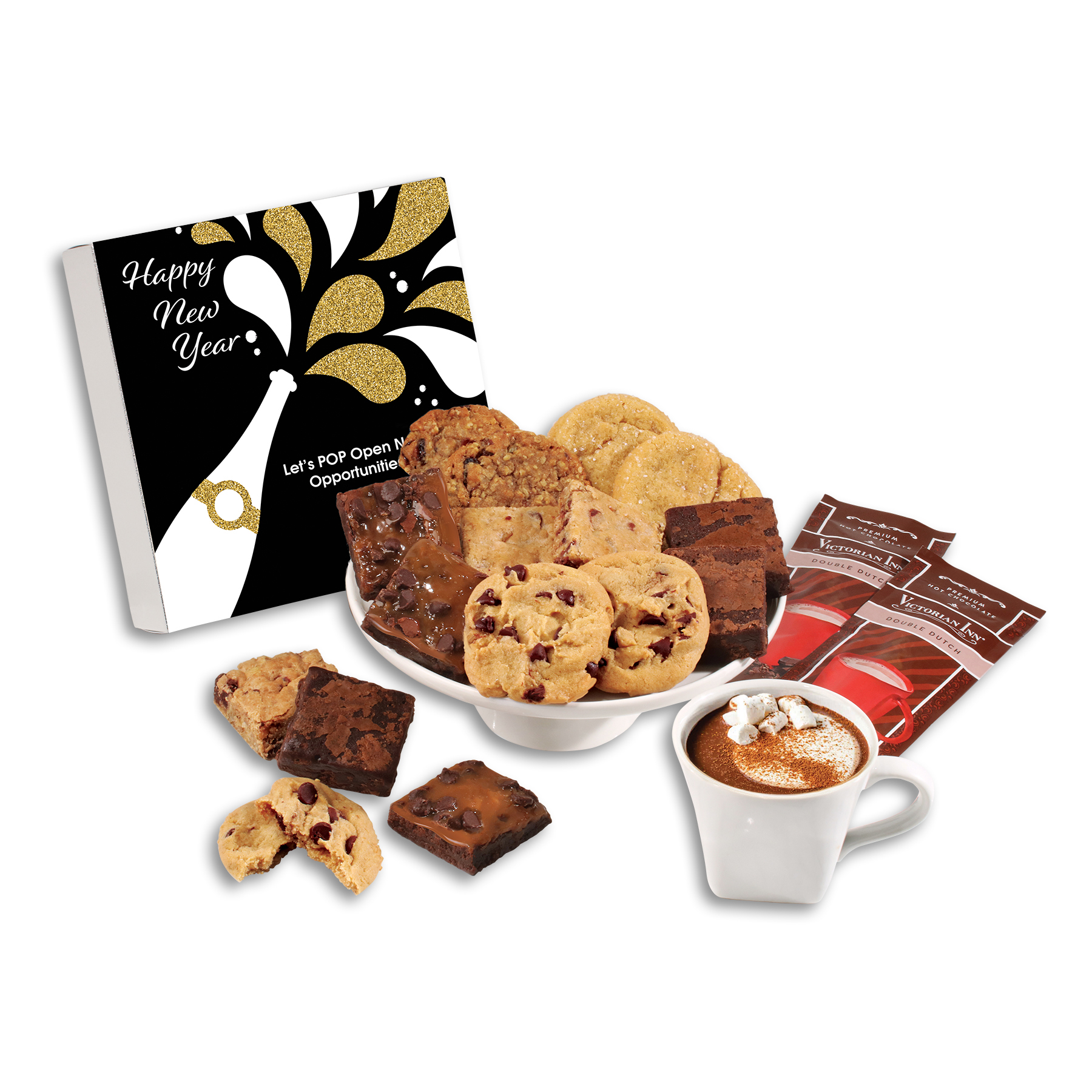 Gourmet Cookie & Brownie Gift Box with Full Color Sleeve 2