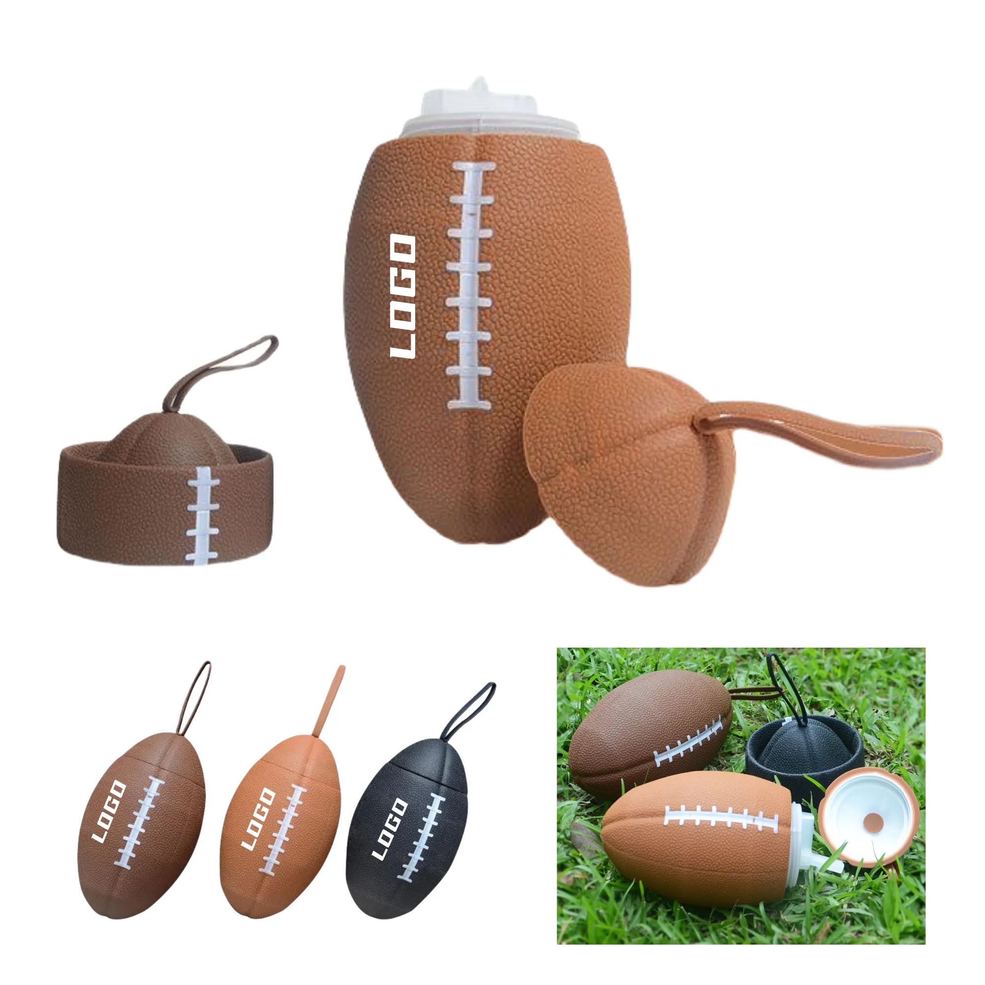 Premium 25oz Football Water Bottle