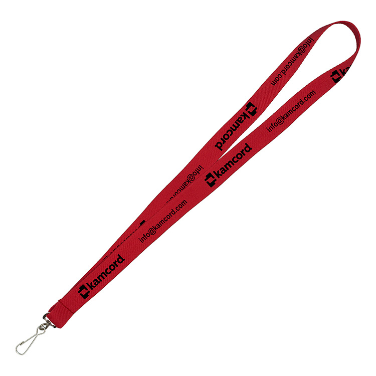 "DEWITT RECYCLED" 3/4" Import Air Ship Recycled RPET Super Fine Detail Woven-In Lanyard 8
